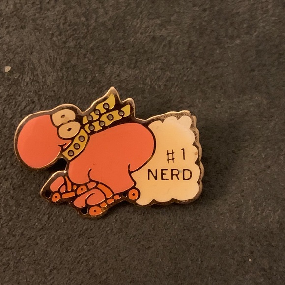 Vintage Jewelry - #1 Nerd brooch
